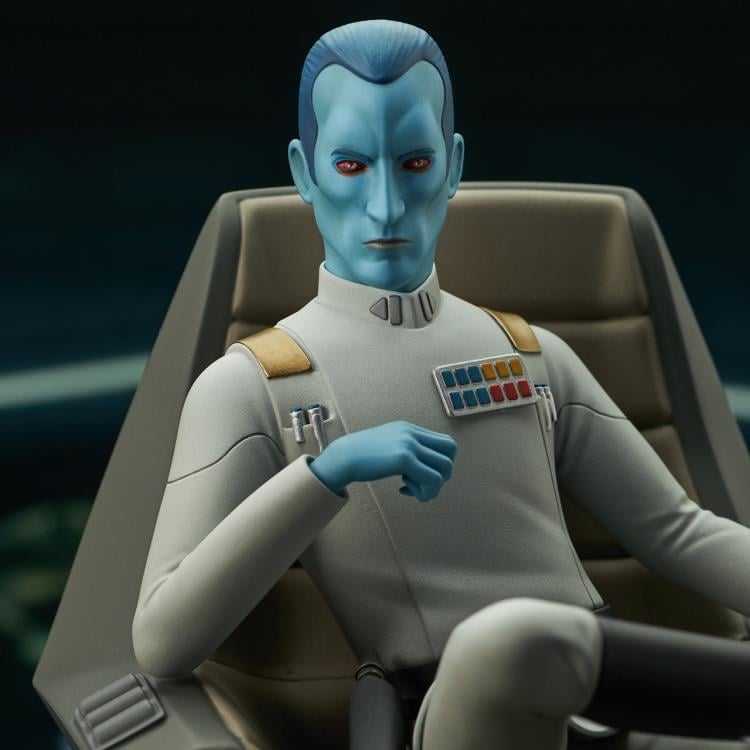 Star Wars: Rebels Premier Collection Thrawn on Throne 1/7 Scale Limited Edition Statue Gallery Image 7