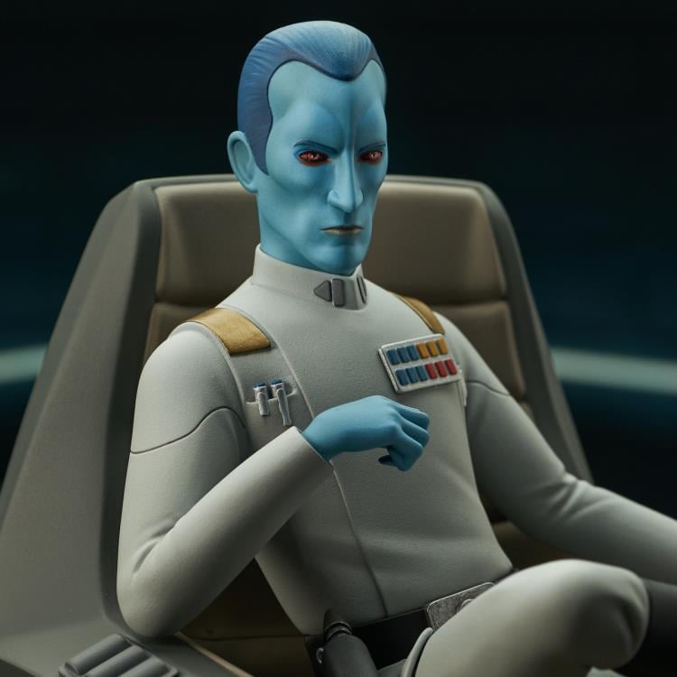 Star Wars: Rebels Premier Collection Thrawn on Throne 1/7 Scale Limited Edition Statue Gallery Image 8