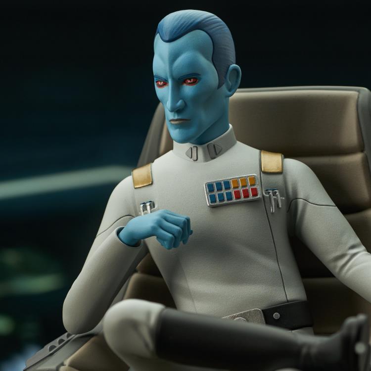 Star Wars: Rebels Premier Collection Thrawn on Throne 1/7 Scale Limited Edition Statue Gallery Image 9