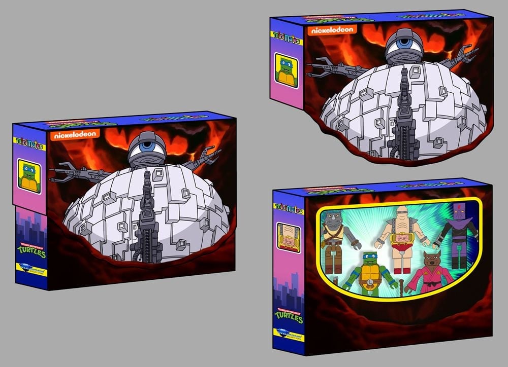 Teenage Mutant Ninja Turtles Minimates Technodrome Deluxe Box Set Gallery Image 3
