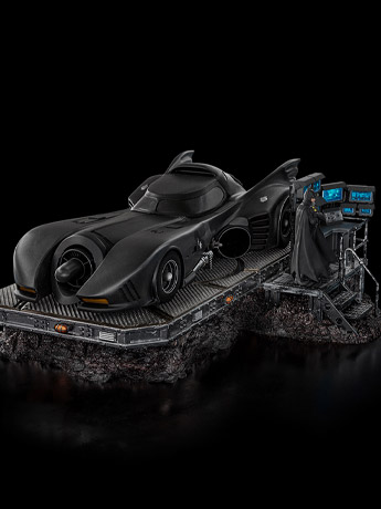 The Flash (2023) Batmobile 1/10 Deluxe Art Scale Limited Edition Statue Gallery Image 2