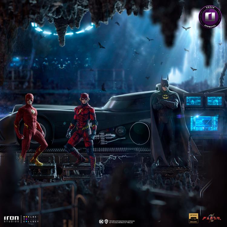 The Flash (2023) Batmobile 1/10 Deluxe Art Scale Limited Edition Statue Gallery Image 6