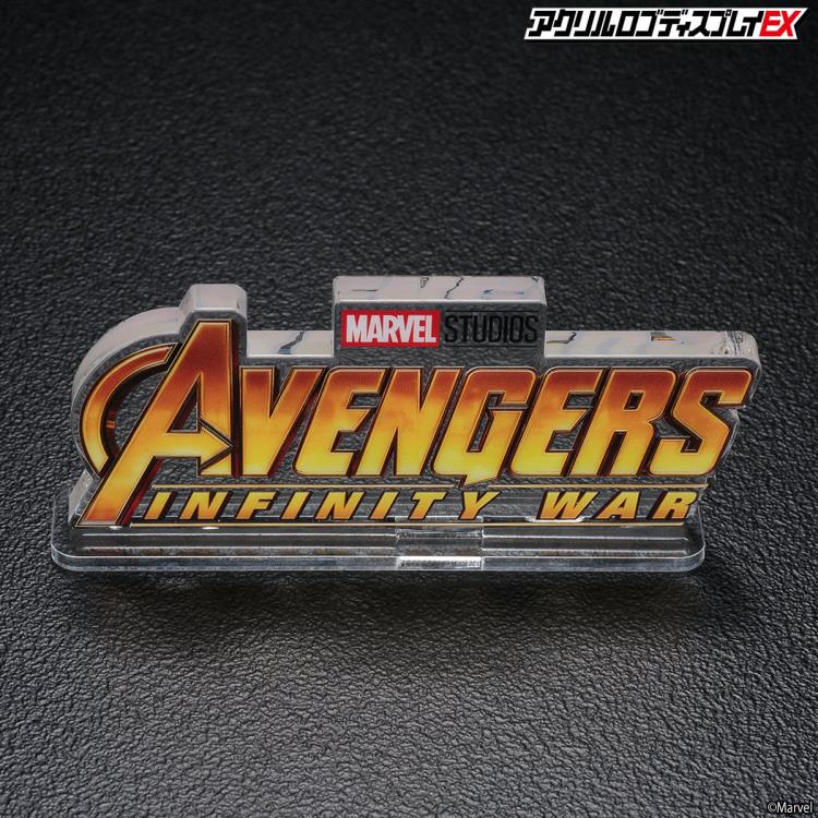 Avengers: Infinity War Acrylic Logo Display EX (Clear Ver.) Exclusive Gallery Image 3