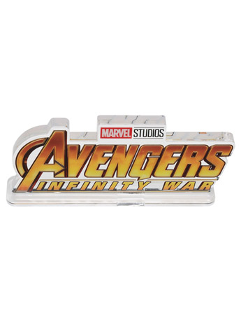 Avengers: Infinity War Acrylic Logo Display EX (Clear Ver.) Exclusive Gallery Image 2