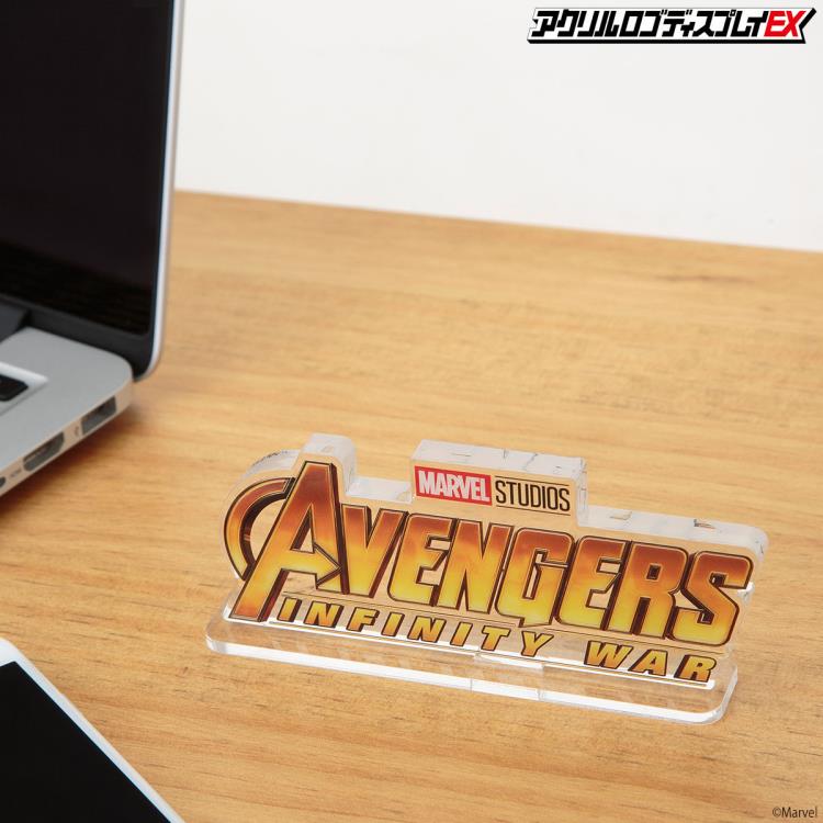Avengers: Infinity War Acrylic Logo Display EX (Clear Ver.) Exclusive Gallery Image 4
