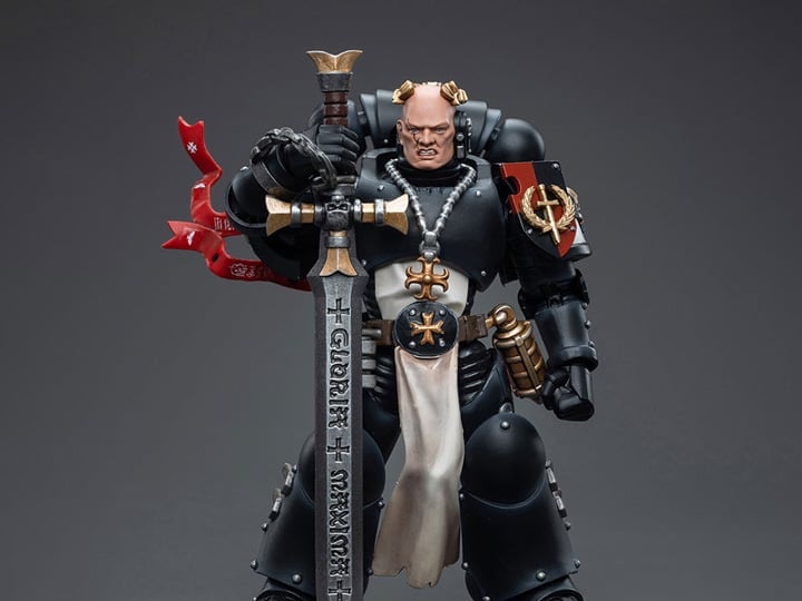 Warhammer 40K Black Templars Emperor's Champion Bayard's Revenge 1/18 Scale Action Figure Gallery Image 1