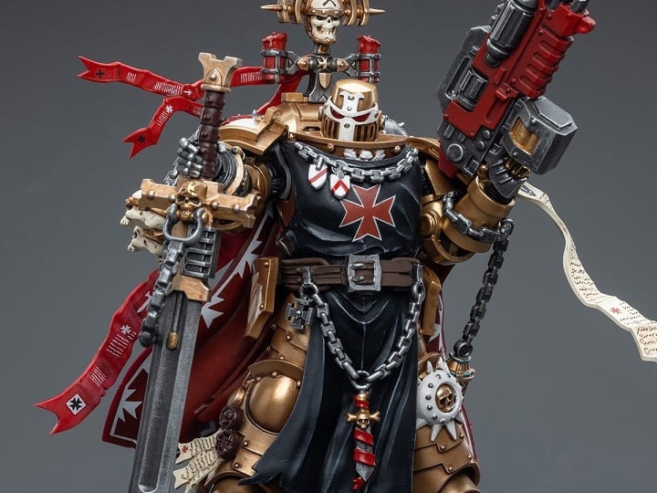Warhammer 40K Black Templars High Marshal Helbrecht 1/18 Scale Figure Gallery Image 1