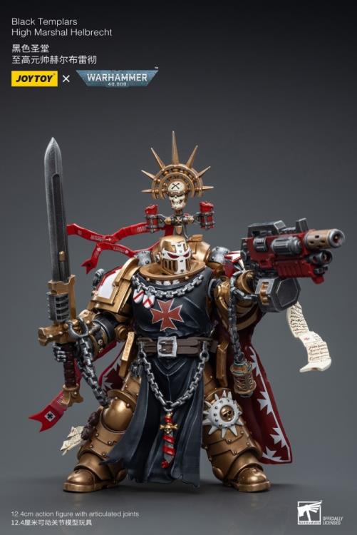 Warhammer 40K Black Templars High Marshal Helbrecht 1/18 Scale Figure Gallery Image 4