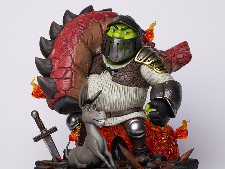 Shrek vs. Dragon 1/10 Scale Limited Edition Statue Gallery Image 1