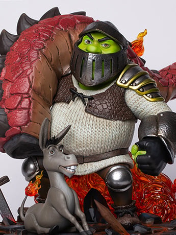 Shrek vs. Dragon 1/10 Scale Limited Edition Statue Gallery Image 2