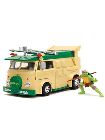 Teenage Mutant Ninja Turtles Hollywood Rides Donatello & 1/24 Scale Party Wagon Gallery Image 2