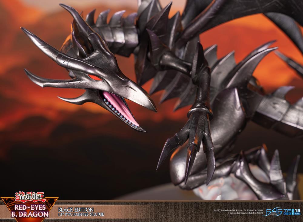 Yu-Gi-Oh! Red-Eyes Black Dragon (Black Ver.) Statue Gallery Image 16