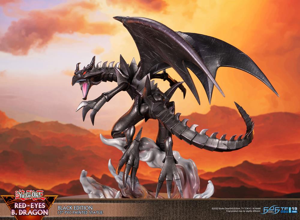 Yu-Gi-Oh! Red-Eyes Black Dragon (Black Ver.) Statue Gallery Image 13