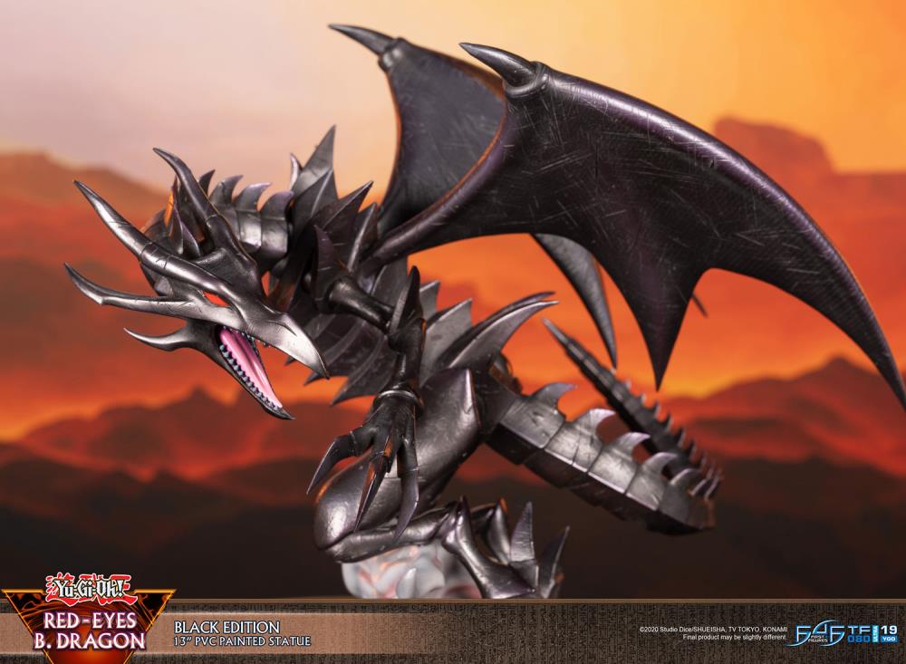 Yu-Gi-Oh! Red-Eyes Black Dragon (Black Ver.) Statue Gallery Image 12