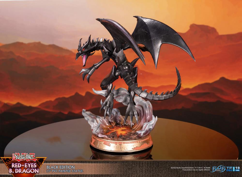 Yu-Gi-Oh! Red-Eyes Black Dragon (Black Ver.) Statue Gallery Image 10