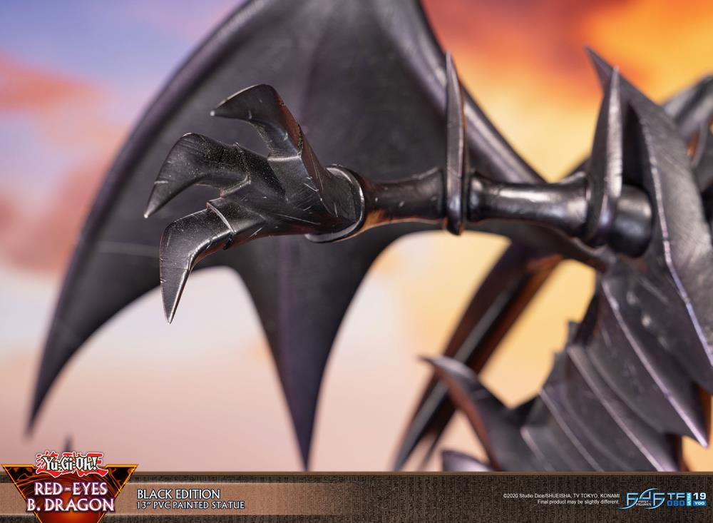 Yu-Gi-Oh! Red-Eyes Black Dragon (Black Ver.) Statue Gallery Image 19