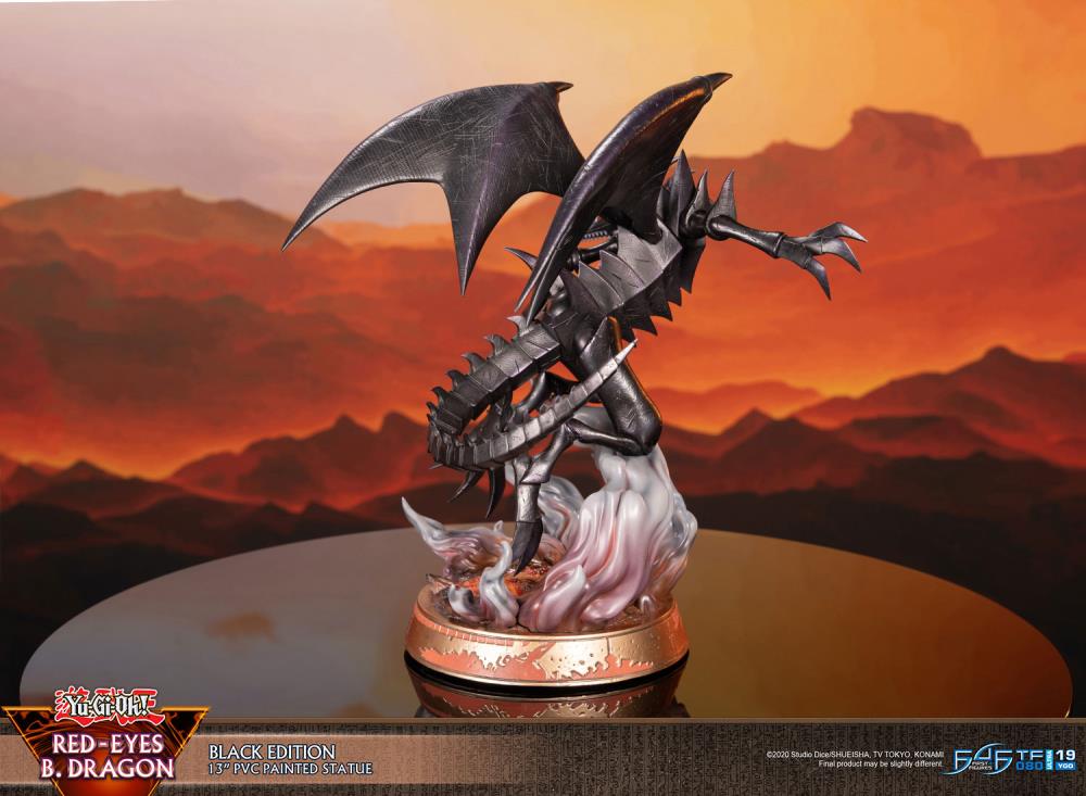 Yu-Gi-Oh! Red-Eyes Black Dragon (Black Ver.) Statue Gallery Image 8