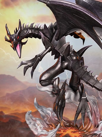 Yu-Gi-Oh! Red-Eyes Black Dragon (Black Ver.) Statue Gallery Image 2