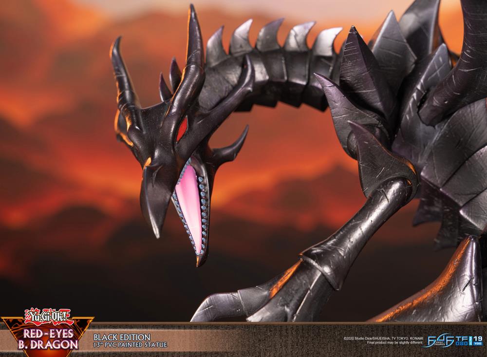 Yu-Gi-Oh! Red-Eyes Black Dragon (Black Ver.) Statue Gallery Image 17