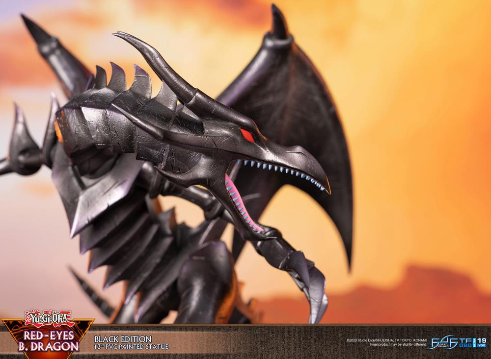 Yu-Gi-Oh! Red-Eyes Black Dragon (Black Ver.) Statue Gallery Image 15