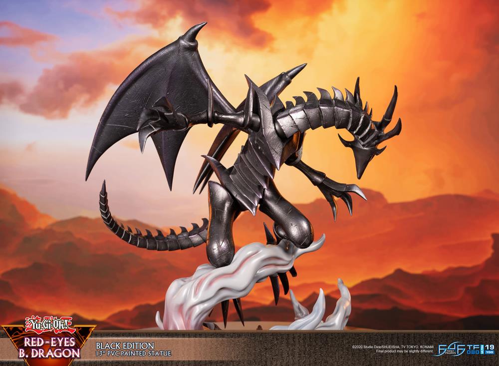 Yu-Gi-Oh! Red-Eyes Black Dragon (Black Ver.) Statue Gallery Image 14