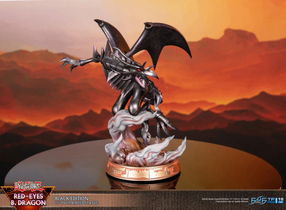 Yu-Gi-Oh! Red-Eyes Black Dragon (Black Ver.) Statue Gallery Image 5