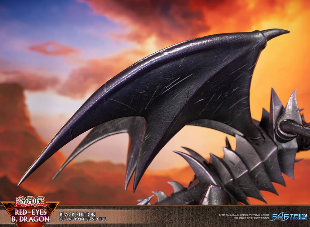 Yu-Gi-Oh! Red-Eyes Black Dragon (Black Ver.) Statue Gallery Image 20