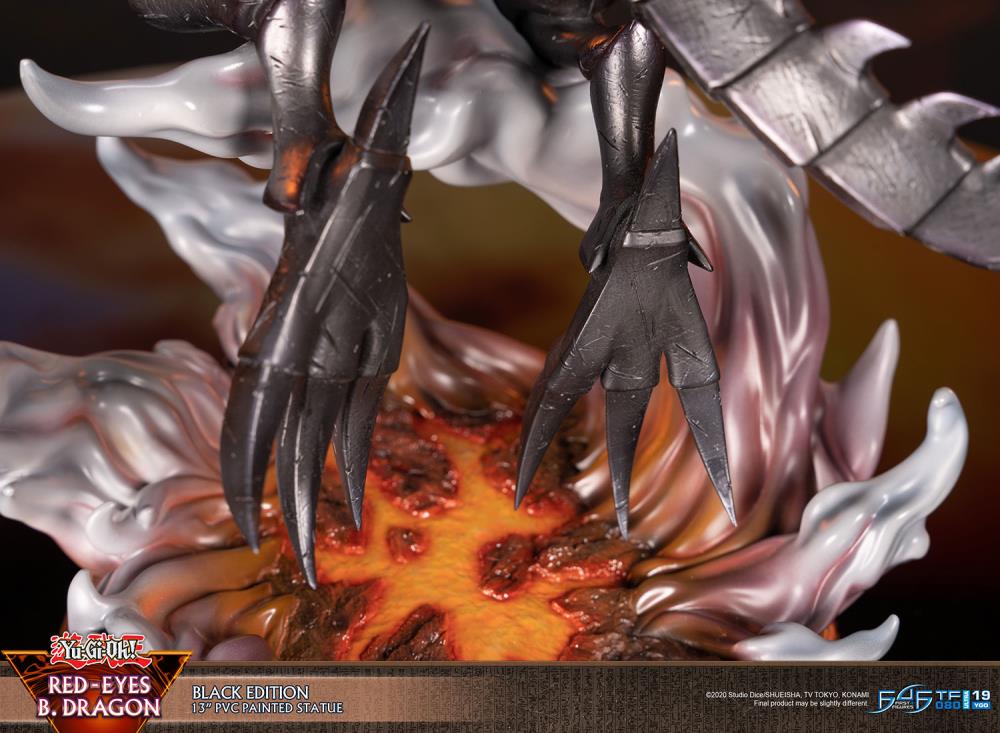 Yu-Gi-Oh! Red-Eyes Black Dragon (Black Ver.) Statue Gallery Image 18