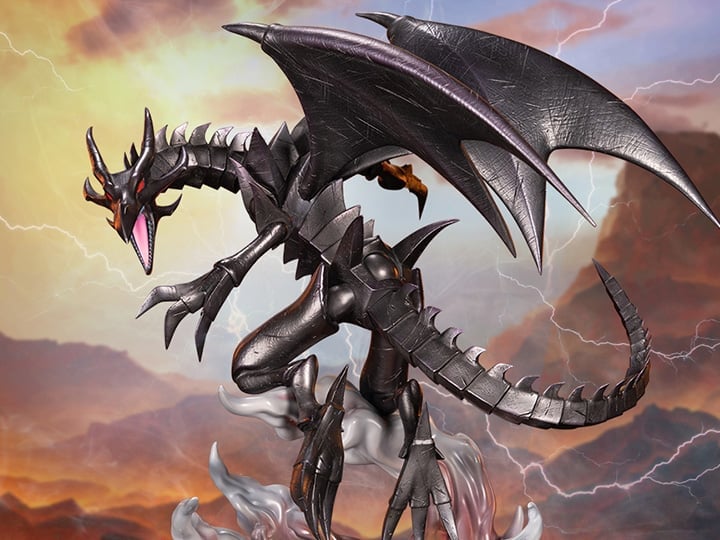 Yu-Gi-Oh! Red-Eyes Black Dragon (Black Ver.) Statue Gallery Image 1