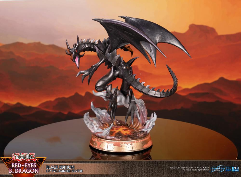 Yu-Gi-Oh! Red-Eyes Black Dragon (Black Ver.) Statue Gallery Image 11