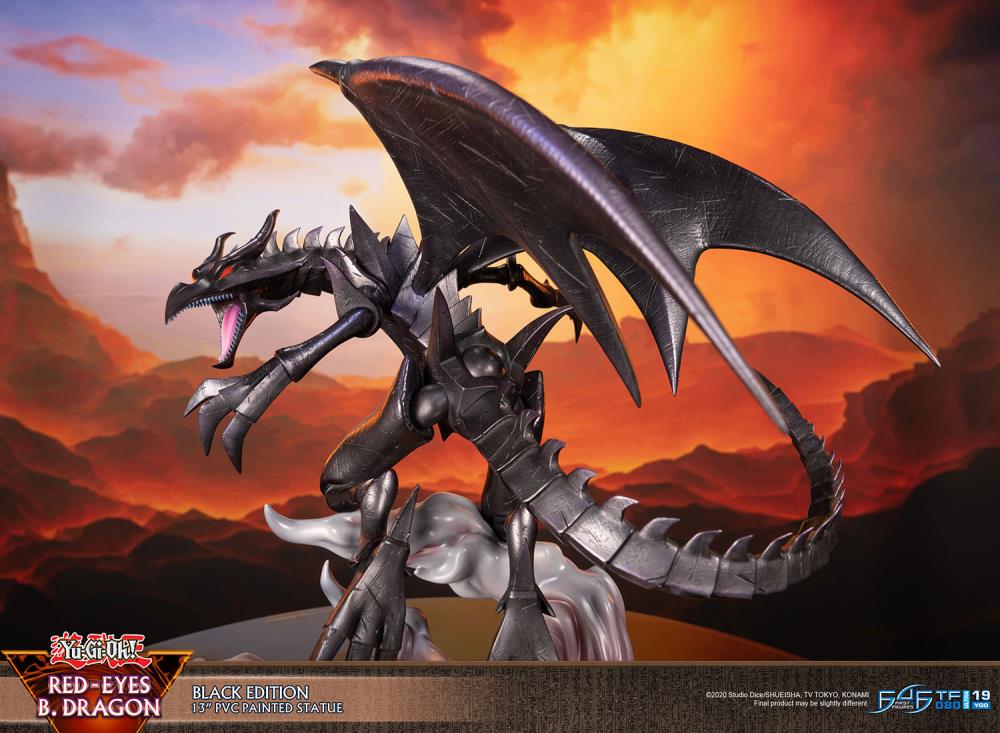 Yu-Gi-Oh! Red-Eyes Black Dragon (Black Ver.) Statue Gallery Image 21