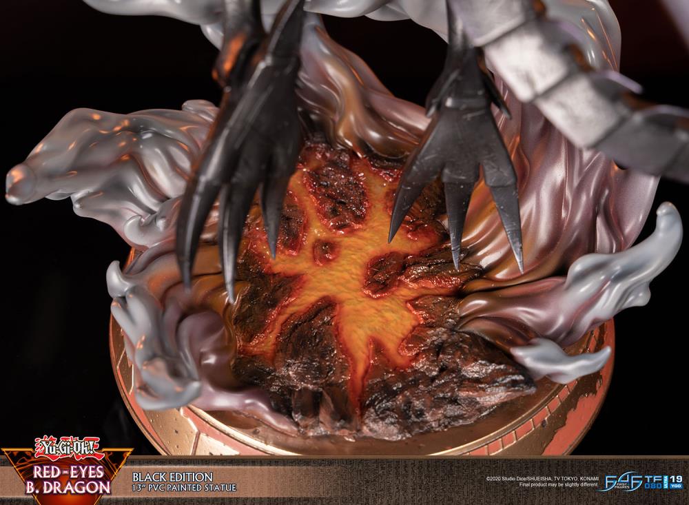 Yu-Gi-Oh! Red-Eyes Black Dragon (Black Ver.) Statue Gallery Image 22