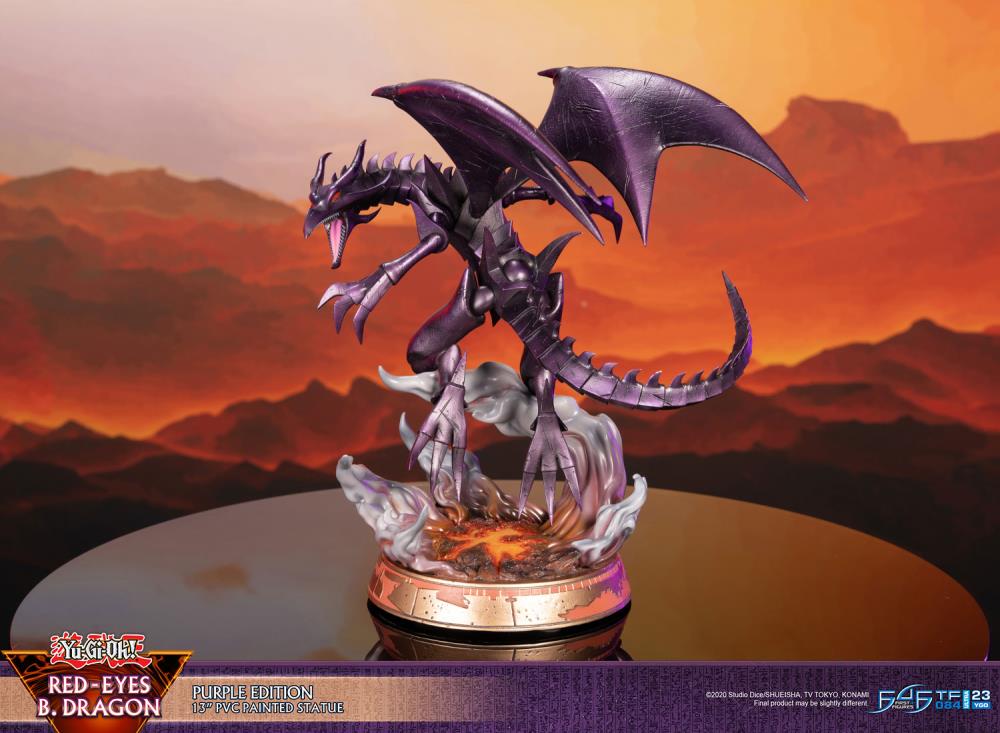 Yu-Gi-Oh! Red-Eyes Black Dragon (Purple Ver.) Statue Gallery Image 10