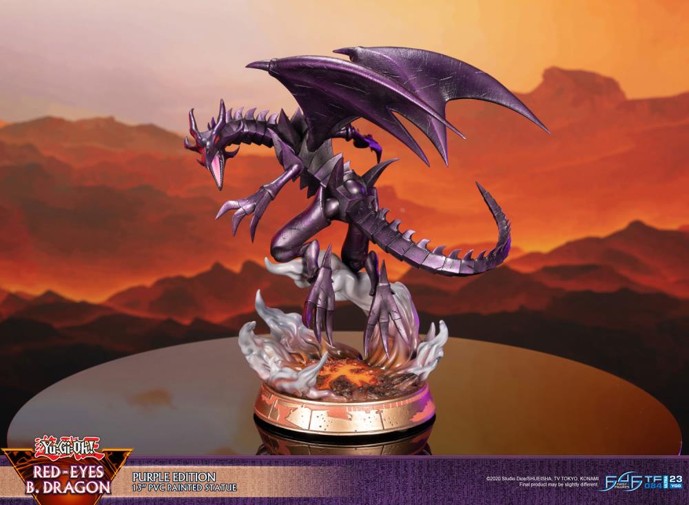 Yu-Gi-Oh! Red-Eyes Black Dragon (Purple Ver.) Statue Gallery Image 11