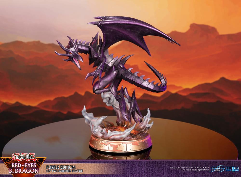 Yu-Gi-Oh! Red-Eyes Black Dragon (Purple Ver.) Statue Gallery Image 4