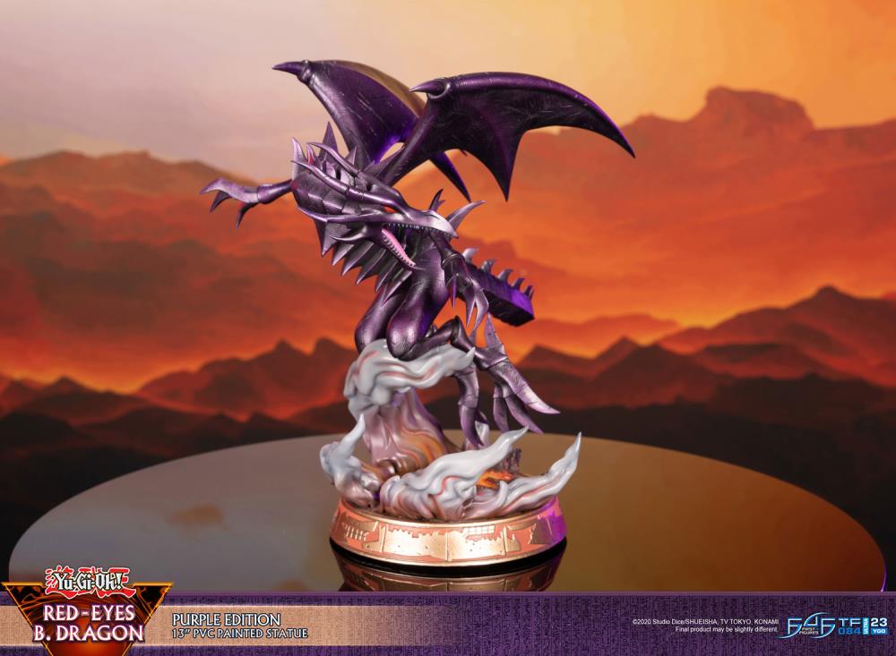 Yu-Gi-Oh! Red-Eyes Black Dragon (Purple Ver.) Statue Gallery Image 5