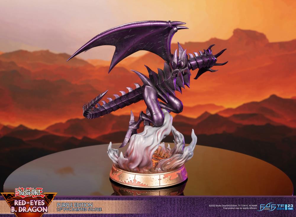 Yu-Gi-Oh! Red-Eyes Black Dragon (Purple Ver.) Statue Gallery Image 7