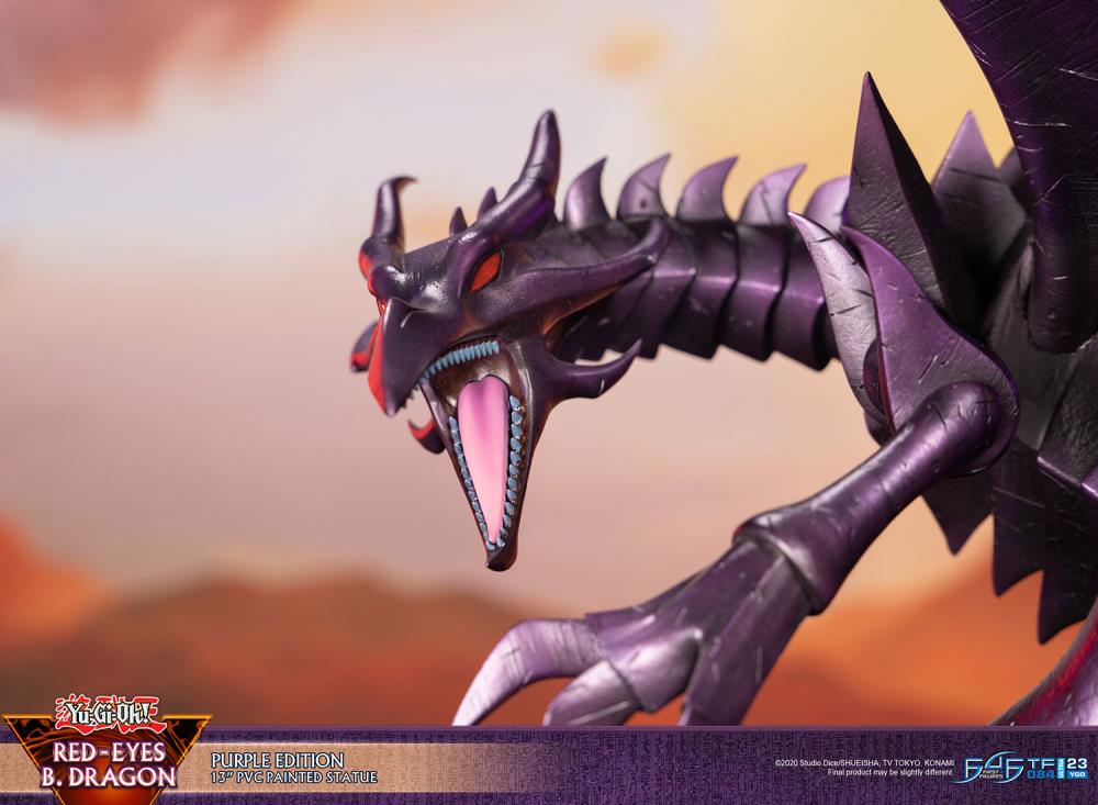 Yu-Gi-Oh! Red-Eyes Black Dragon (Purple Ver.) Statue Gallery Image 21