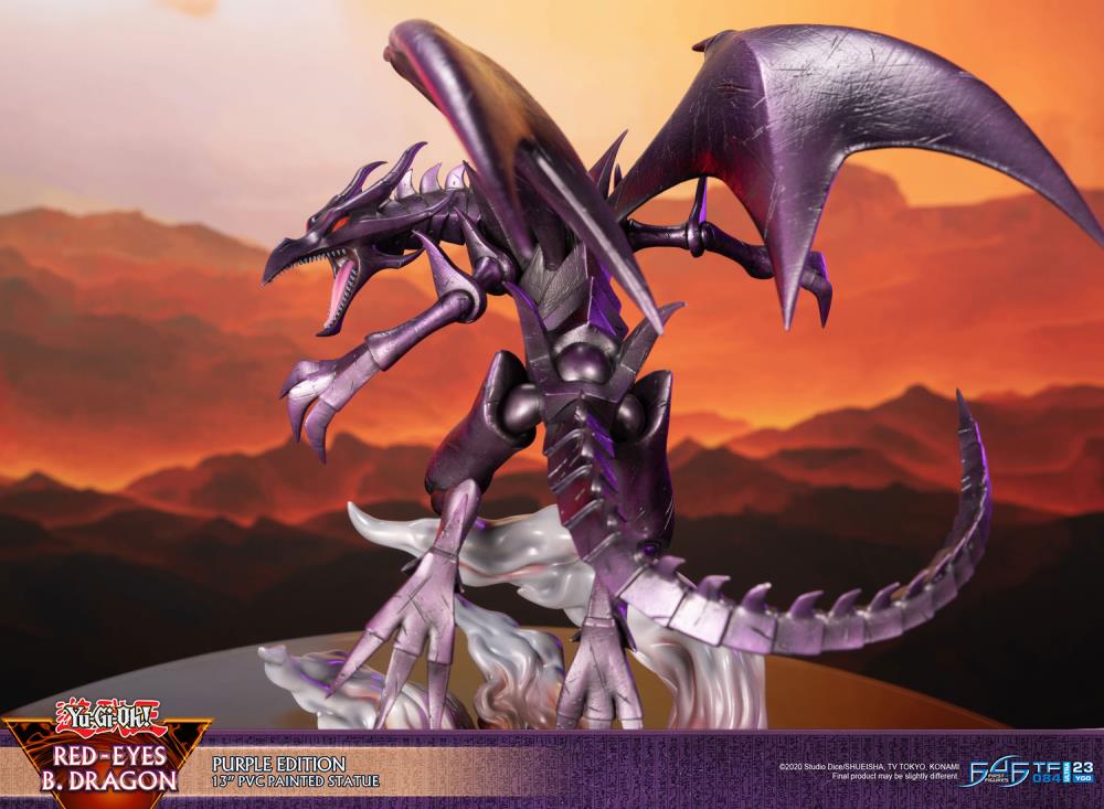 Yu-Gi-Oh! Red-Eyes Black Dragon (Purple Ver.) Statue Gallery Image 16