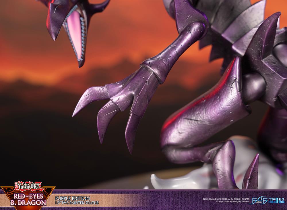 Yu-Gi-Oh! Red-Eyes Black Dragon (Purple Ver.) Statue Gallery Image 18