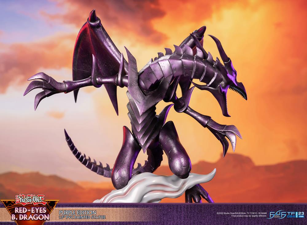 Yu-Gi-Oh! Red-Eyes Black Dragon (Purple Ver.) Statue Gallery Image 14