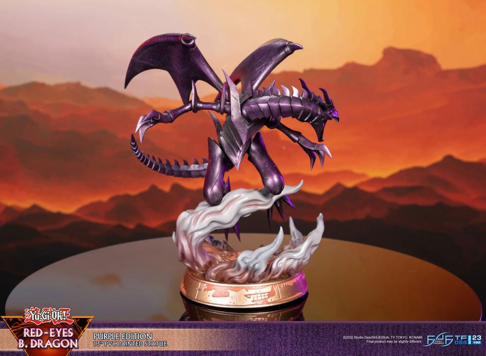 Yu-Gi-Oh! Red-Eyes Black Dragon (Purple Ver.) Statue Gallery Image 6
