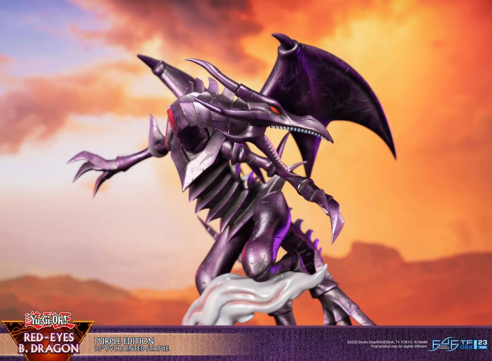 Yu-Gi-Oh! Red-Eyes Black Dragon (Purple Ver.) Statue Gallery Image 13