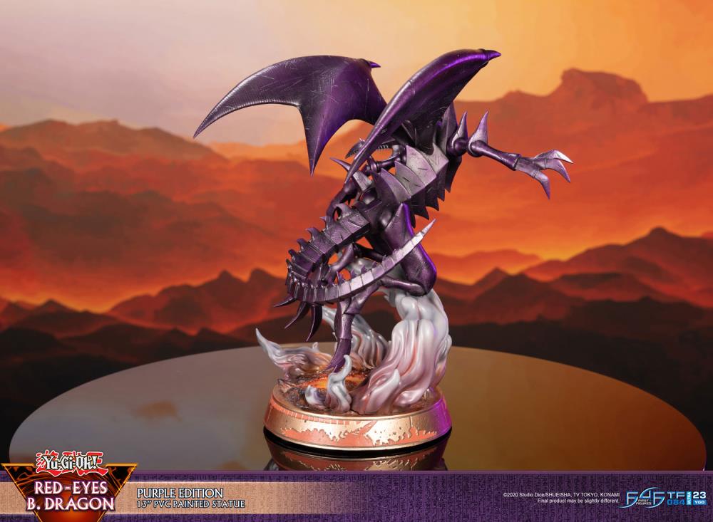 Yu-Gi-Oh! Red-Eyes Black Dragon (Purple Ver.) Statue Gallery Image 8