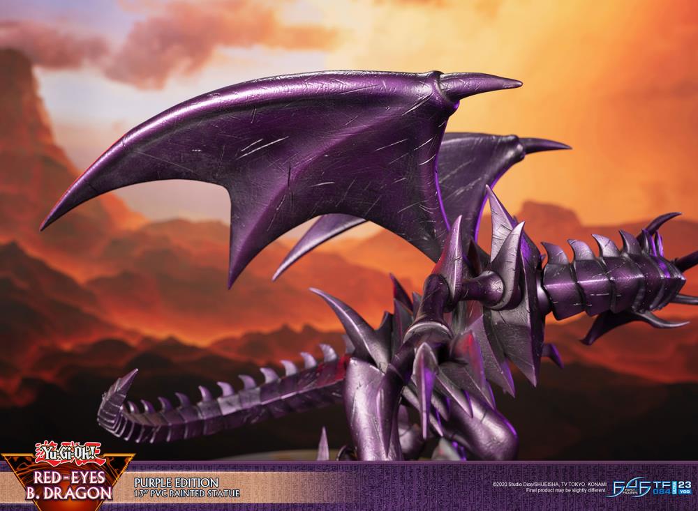 Yu-Gi-Oh! Red-Eyes Black Dragon (Purple Ver.) Statue Gallery Image 22
