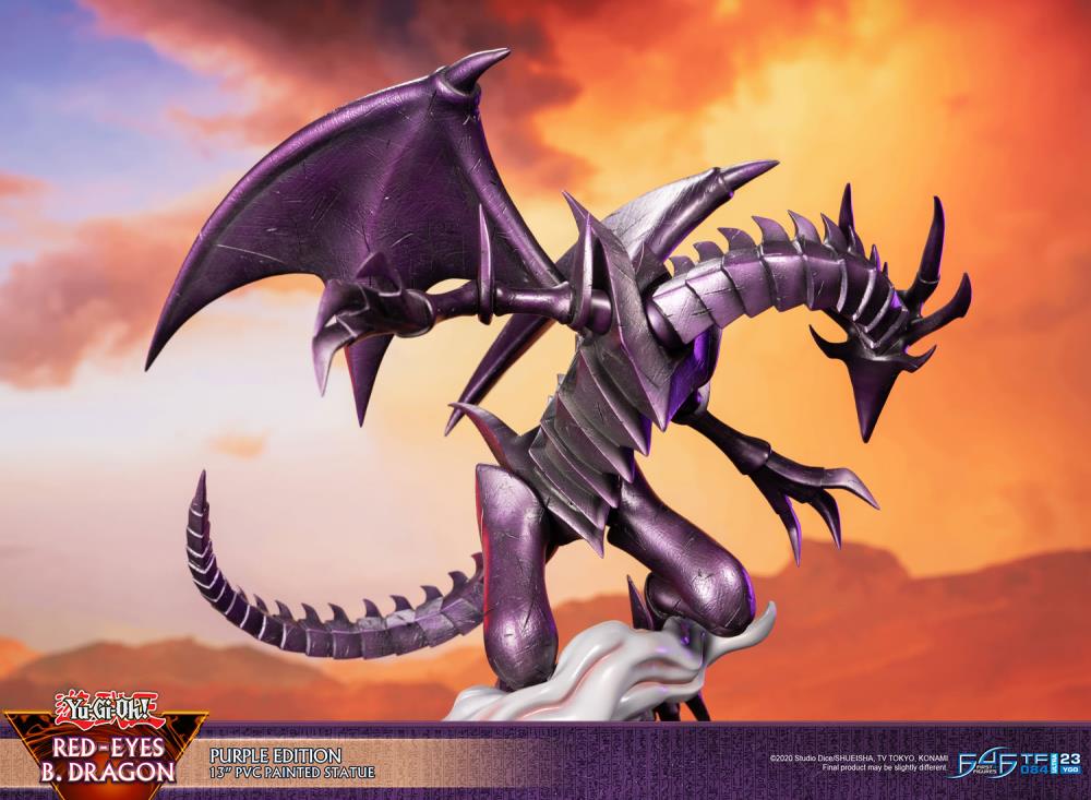 Yu-Gi-Oh! Red-Eyes Black Dragon (Purple Ver.) Statue Gallery Image 15