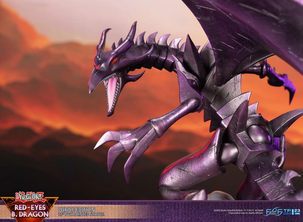 Yu-Gi-Oh! Red-Eyes Black Dragon (Purple Ver.) Statue Gallery Image 17