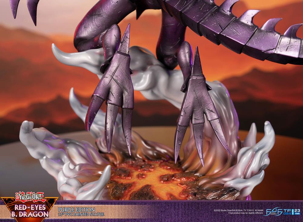 Yu-Gi-Oh! Red-Eyes Black Dragon (Purple Ver.) Statue Gallery Image 20