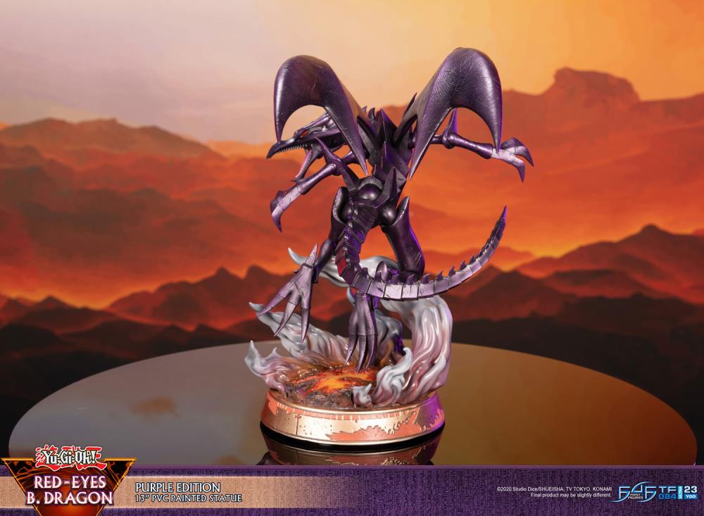 Yu-Gi-Oh! Red-Eyes Black Dragon (Purple Ver.) Statue Gallery Image 9