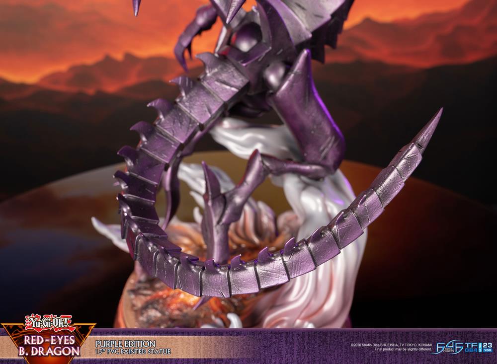 Yu-Gi-Oh! Red-Eyes Black Dragon (Purple Ver.) Statue Gallery Image 19
